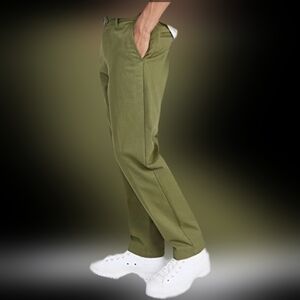 OBEY Hughes Twill Pants Mens Size  29 Field Green Pleated